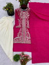 NSR 846 Heavy Chinon Silk With Embroidery Sequence Work Top With Dhoti Salwar And Dupatta Best Wholesale Shop In Surat